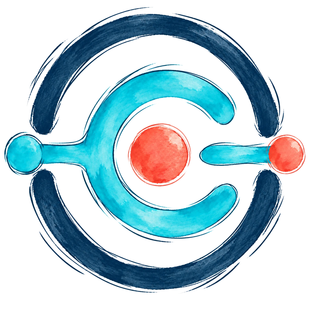 LTK Cryosolutions watercolour symbol